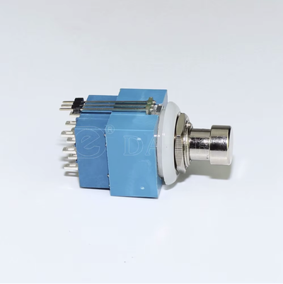 Ножной переключатель DAIER PBS-24-302-N2 RGL 3PDT Красный Зеленый, 1 шт.