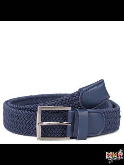 FR02PU-blue FABRETTI Ремень жен/муж текстиль