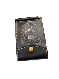 Портмоне-зажим с принтом "Дарт Вейдер в виде Будды"