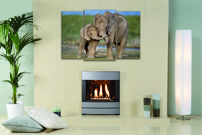 Модульная картина "Мамин слоненок"