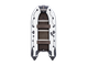 Лодка Ривьера Компакт 3200 СК светло-серый/черный