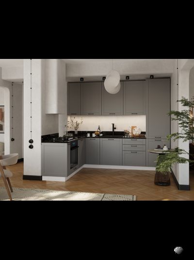 Скандия Монблан кухня модульная с фасадами из МДФ