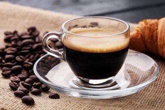Coffee CORRETTO (strong drink) - Кофе КОРЕТТО.