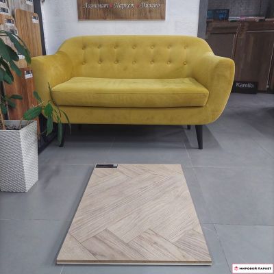 Паркетная доска Stockl Дуб Стиль Коттон Вайт 18995