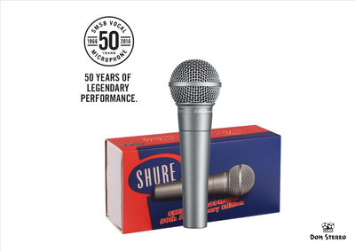 SHURE SM58-50A динамический кардиоидный вокальный микрофон (юбилейная серия)