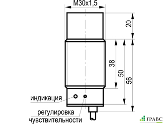 Емкостный датчик CSN E8A5-31N-20-LZ