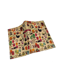 Обложка на паспорт с принтом "Гарри Поттер дудлы"