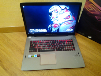 ASUS ROG STRIX GL702VM-GC460T TITANIUM GOLD ( 17.T FHD IPS i7-7700HQ GTX1060 16Gb 1Tb )