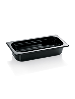 Гастроёмкость 1/3-100, меламин, цвет чёрный