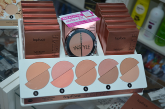 Сухие румяна для лица TopFace Instyle Twin Blush On, 2 цвета