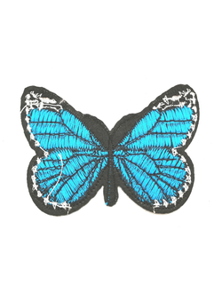 Термоаппликация бабочка большая 2, 80*60 мм