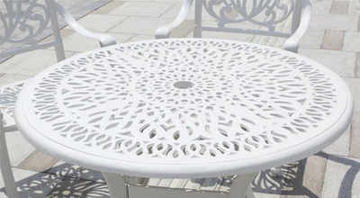 Литой садовый комплект PALERMO белый