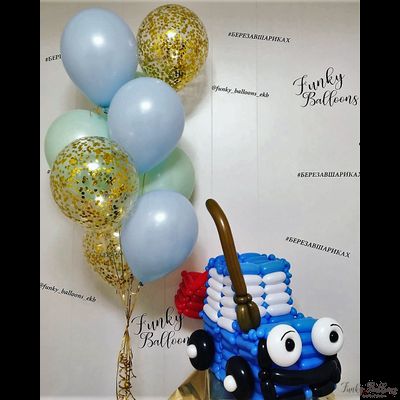 Фигура из шаров &quot;Трактор&quot;