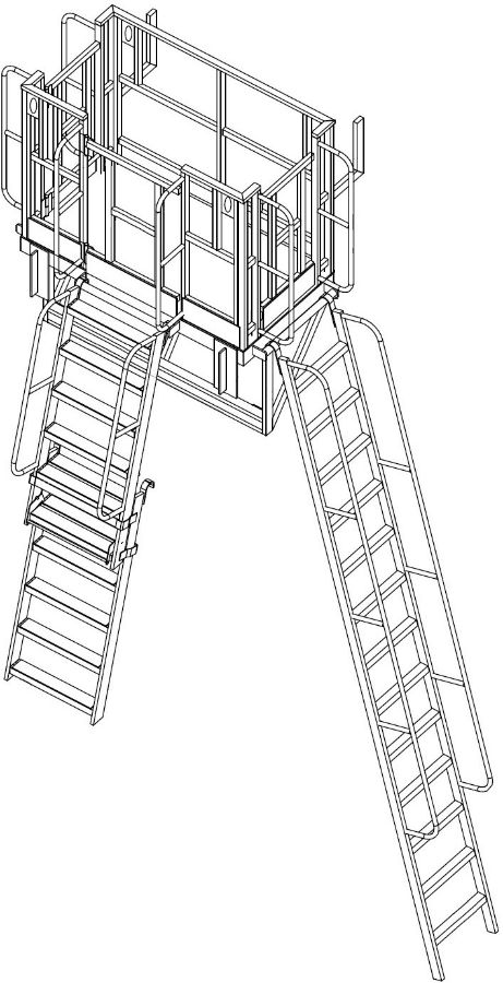 Площадка навесная для полувагонов ПНП