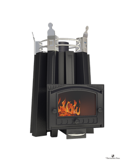 Печь банная Добросталь - Августа с панорамным стеклом