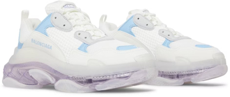 Balenciaga Triple S Clear Sole Light Blue Purple