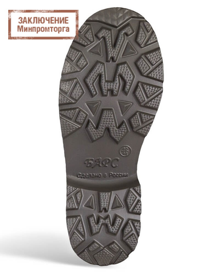 Сапоги ЭВА мужские с КП/КС (до -50) БАРС (40/41 - 46/47)