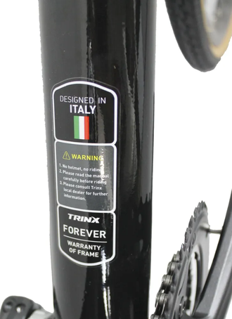 Гравийный велосипед Trinx Climber CLB 3.2-700/540 mm черный серый зеленый