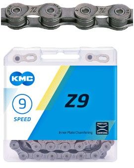 Цепь KMC Z9, 9 ск., 116 зв., серая