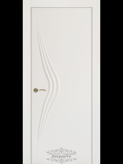 PORTE RICHI (Беларусь). АРБАТ, МОДЕЛЬ ЛЧ12 (Л11), ЭМАЛЬ БЕЛАЯ. ПОЛОТНО ГЛУХОЕ с 3D ФРЕЗЕРОВКОЙ