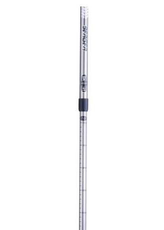 Палки для скандинавской ходьбы Berger, 77-135 см, 2-секционные Longway серый/чёрный