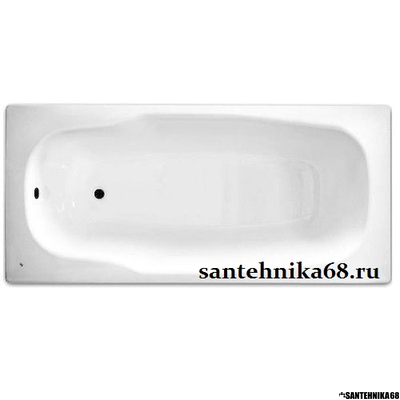 Ванна стальная BLB Atlantica 170x80 см B70A22001 180*80*40 см белая (с ножками 2,5 мм скотч + болт) B80A22001