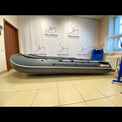 Моторная лодка ДИКИЙ 380 НДНД серый