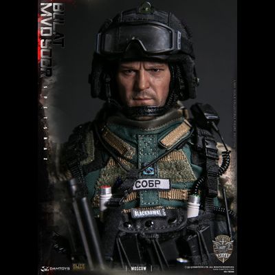 Спецназ МВД СОБР &quot;Булат&quot; - Коллекционная фигурка 1/6 scale RUSSIAN SPETSNAZ MVD SOBR - BULAT MOSCOW Action Figure (DAM 78066) - DAMTOYS