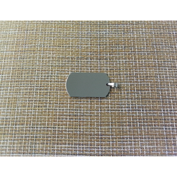 Жетон армейский 50х28х1,5 мм нержавеющая сталь глянцевый