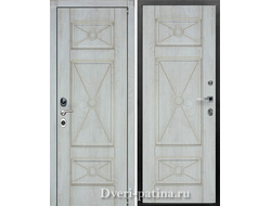 Дверь входная Прованс Данте 4, срез дуба светлый