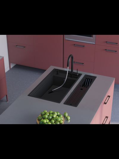 Мойка OMOIKIRI KINARU PRO 86-U/I