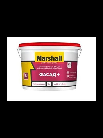 Marshall ФАСАД+  краска водно-дисперсионная для фасадных поверхностей глубокоматовая