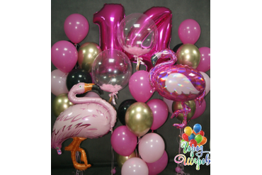 Розовый фламинго