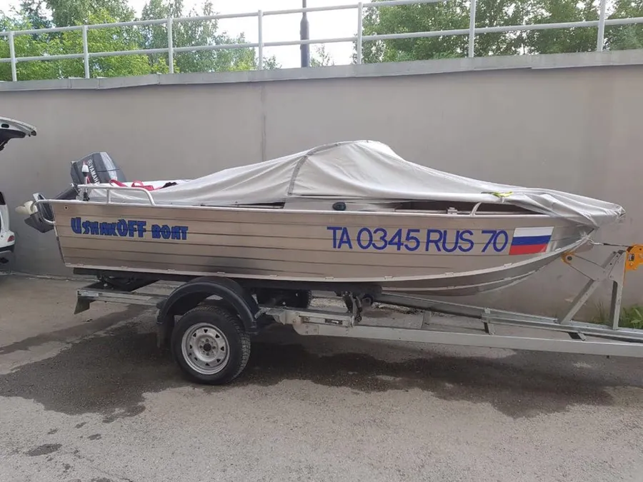 Номер и название на лодку г. Томск