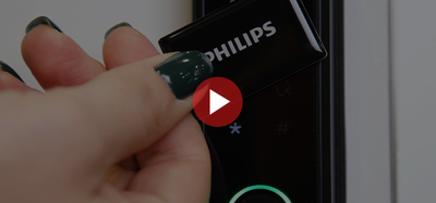 Электронный дверной замок Philips EasyKey DDL608-5HWS