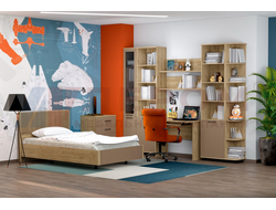 Композиция детской ГРЕЙС корпус Гикори Джексон Светлый/фасад Латте Матовый