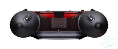 Лодка ПВХ Мастер Лодок Таймень NX4000НДНД Pro Красный / Черный