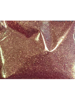 Иридисцентный глиттер блестки Ирис Розово-Оранжевый 0,2 мм