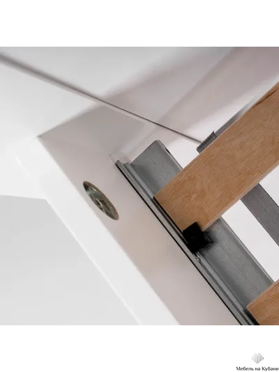 2.08.04.070.14 САГА кровать двойная 160х200 белая/ясень