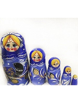 Матрешка "Жар птичка малая" 5 кукольная