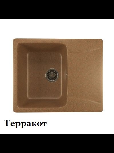 Мойки из искусственного мрамора MIXLINE ML-GM26 с крылом 470*580*190мм