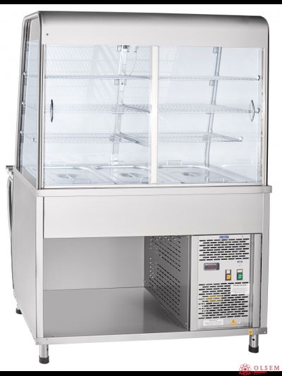 Прилавок-витрина Abat ПВВ(Н)-70Т-С-НШ