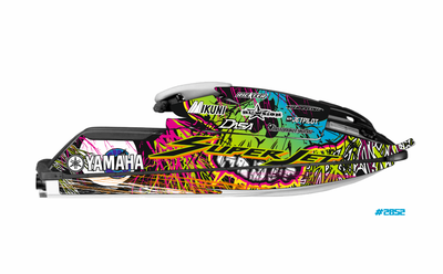 Наклейки на Гидроцикл Yamaha SuperJET 2009 #2852
