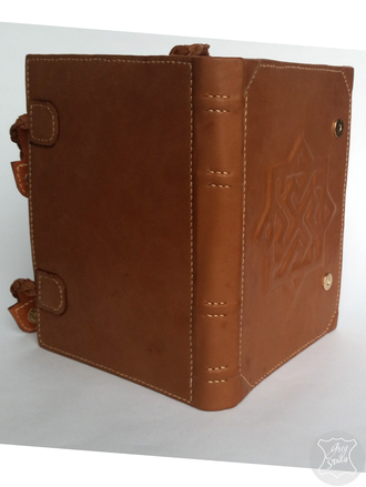 ежедневник ручной работы, славянский оберег, кожаный ежедневник, софтбук, кожаный блокнот купить