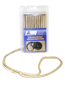 Плетеный швартовный конец Мореман, 15,9 мм x 10,5 м, желтый/белый