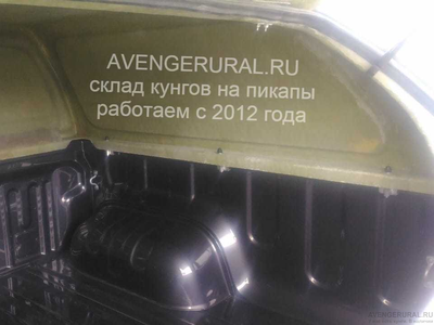 Так выглядит изнутри кунг N-commerce на Toyota Hilux Revo 2015-2016-2017-2018- от AvengerUral.ru