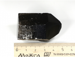 Кварц дымчатый, приполированный кристалл, Бразилия (49*32*27 мм, 71 г) №27230