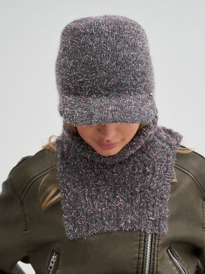 Бейсболка женская, серый