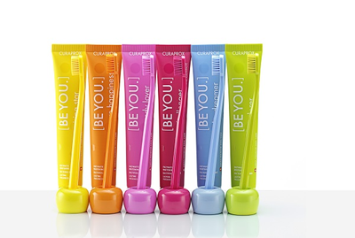 Зубная паста Be You Восходящая звезда вкус Грейфрут/Бергамот, Curaprox 60 мл Желтый