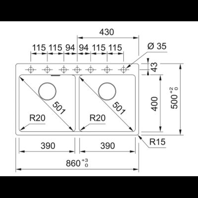 Мойка Franke Maris MRG 620-39-39